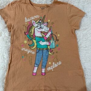 Place Tan Unicorn Explorer Tee